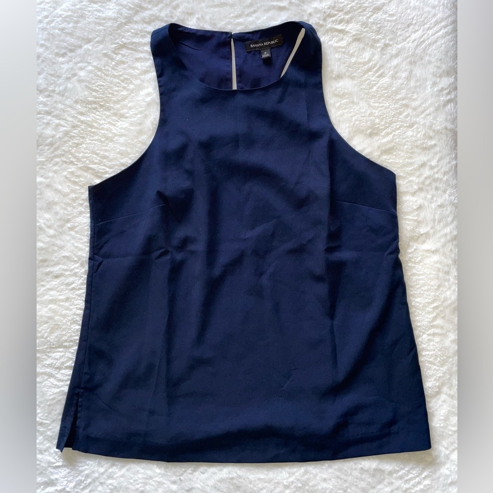 Banana Republic Sleeveless Navy camisole top